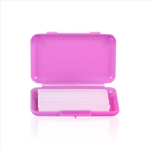 Dentosmile (Strawberry Flavored) Orthodontic Wax For Braces/Patient Relief Wax Dental Wax For Braces Support Wax To Relieve Irritation And Pain - 5 Strips Per Box (1) - Image 1