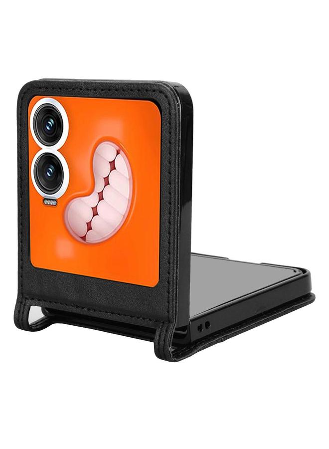 S-TOP Case For Infinix Zero Flip Retro Texture Leather Phone Case - Image 4