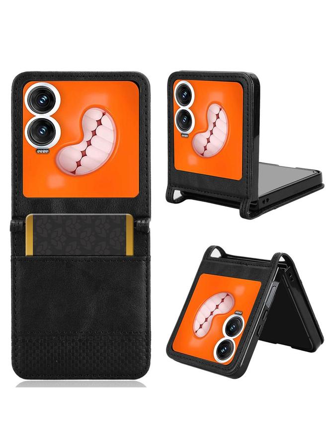 S-TOP Case For Infinix Zero Flip Retro Texture Leather Phone Case - Image 1