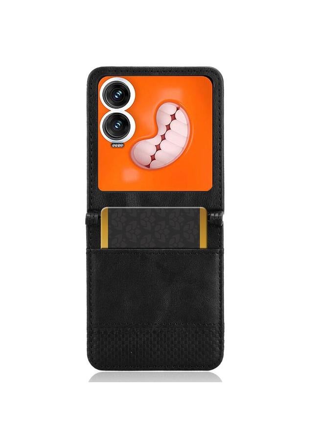 S-TOP Case For Infinix Zero Flip Retro Texture Leather Phone Case - Image 3