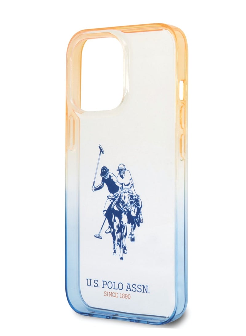 U.S.Polo PC/TPU Case With Dyed Bumper & Horse Logo For iPhone 14 Pro Max - Navy - Image 4