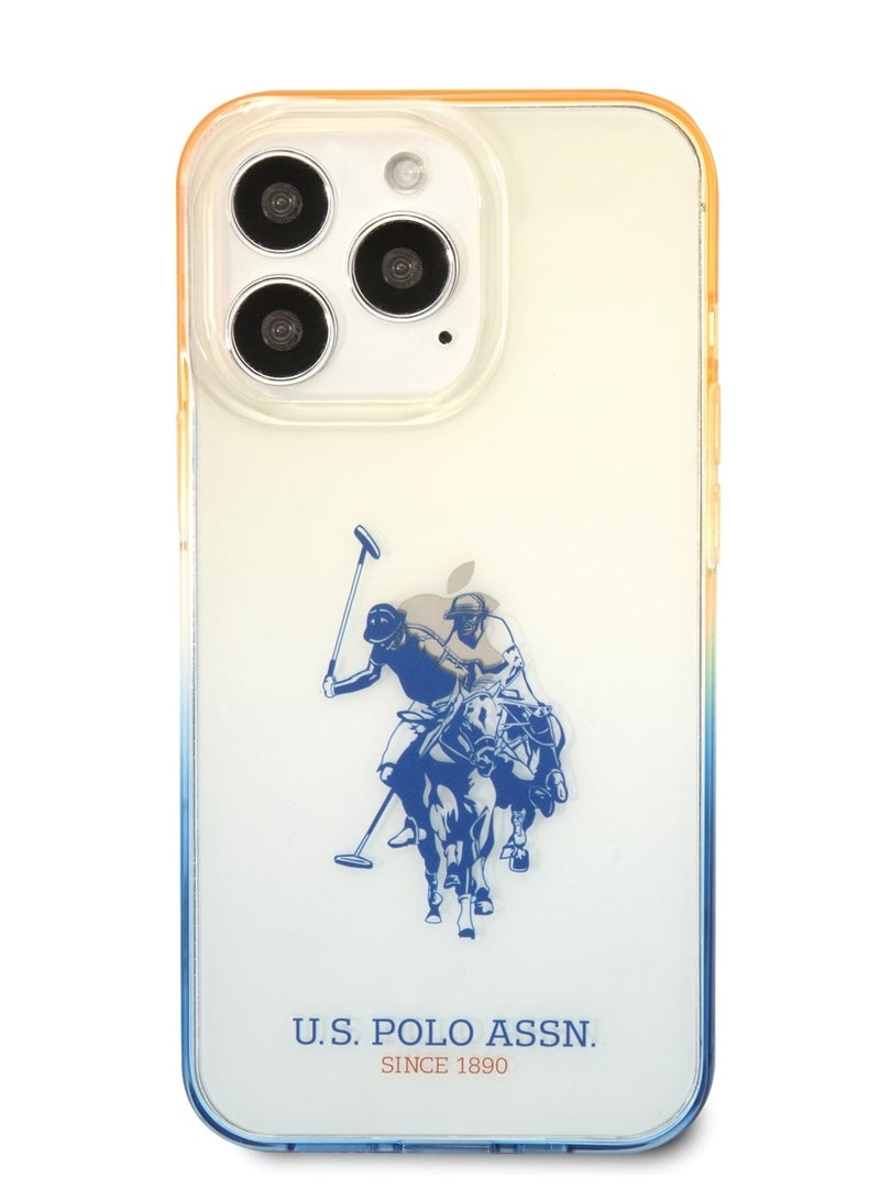 U.S.Polo PC/TPU Case With Dyed Bumper & Horse Logo For iPhone 14 Pro Max - Navy - Image 2