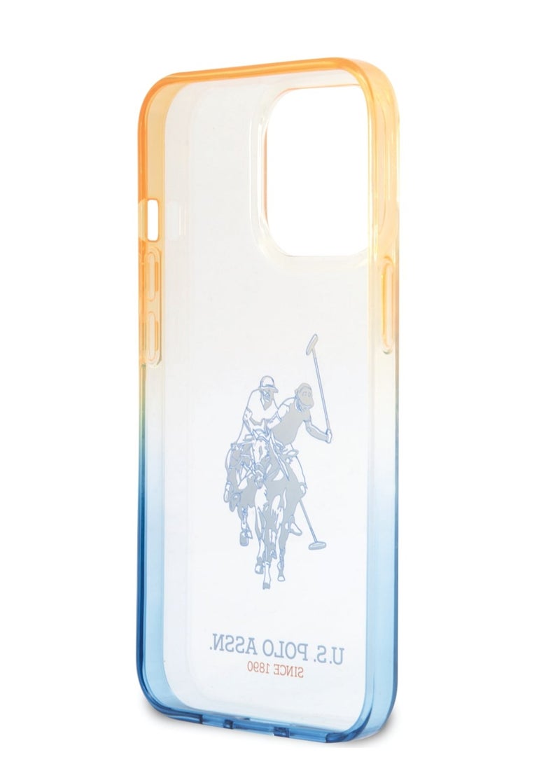 U.S.Polo PC/TPU Case With Dyed Bumper & Horse Logo For iPhone 14 Pro Max - Navy - Image 3