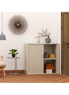 RIGID Steel OEM Low Height Tambour Door Cupboard Grey 90x90x40cm  - Image 5