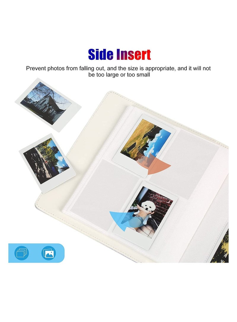 Captaintech 256 Pockets Photo Album for Fujifilm Instax Mini LiPlay 11 90 70 50S 26 25 9 8+ 8 7S Instant Camera for Link SP 1 Printer for Polaroid Snap SnapTouch PIC 300 Z2300 Mint Zip Printer Magic Silver - Image 3