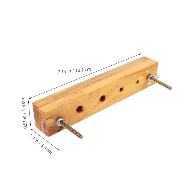 Solid Wood Laboratory Punching Splint Stoppers Construction Teaching Instrument Educational - Image 3
