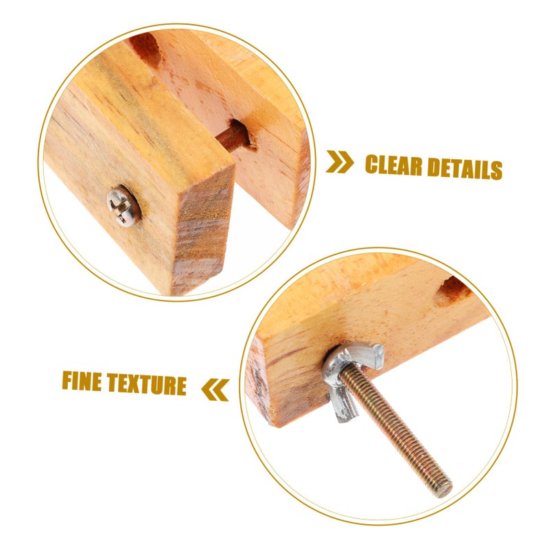Solid Wood Laboratory Punching Splint Stoppers Construction Teaching Instrument Educational - Image 5