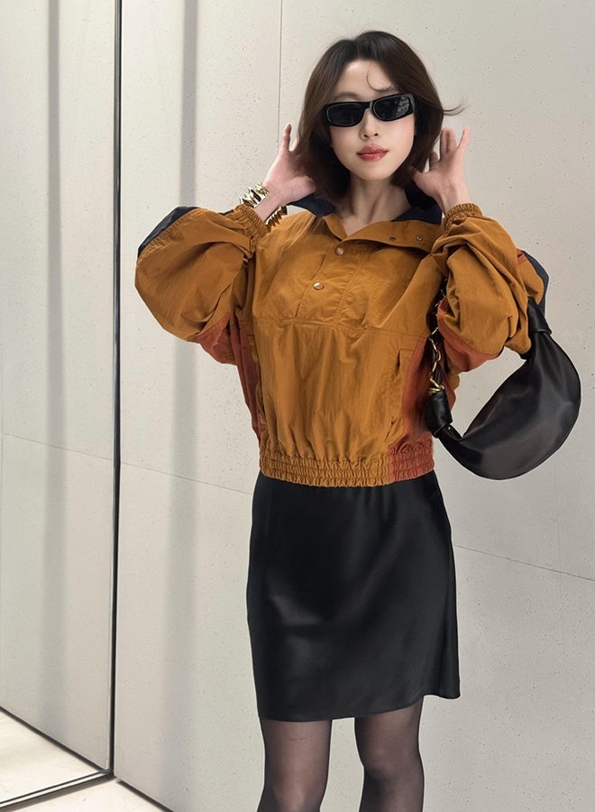 حقيبة هلالية نسائية، حقيبة كتف بتصميم كرواسون معقود، حقيبة يد أنيقة بسلسلة ذهبية سميكة، هدية مثالية لها - Image 5