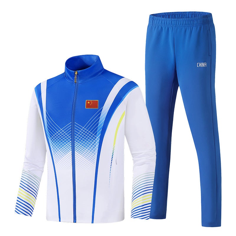 Chinese Team Sportswear Suit Men'S And Women'S Sports Students' Training Clothes Martial Arts Coaching Clothes Coat Sports Appearance - Image 3