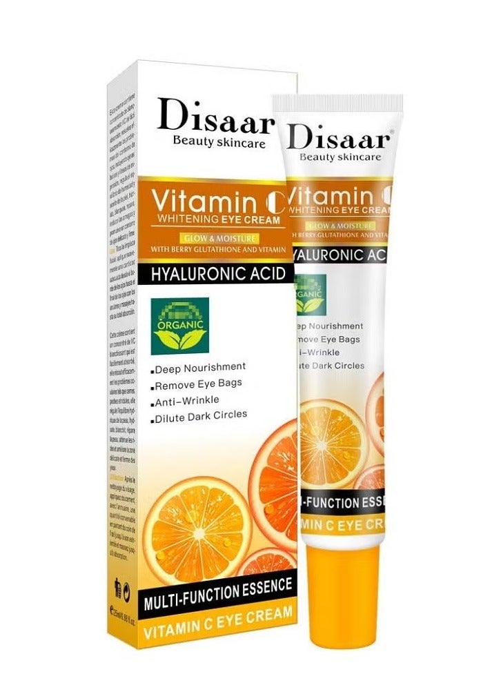 Disaar Disaar Vitamin C Whitening Eye Cream Hyaluronic Acid 25ml 