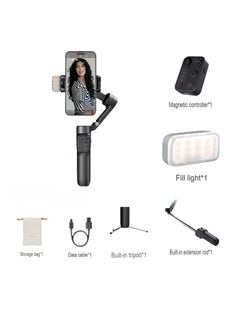 hohem Smart Phone Gimbal Stabilizer, Ultra Light Comfortable Grip Mobile Phone Gimbal, Portable And Foldable Phone Stabilizer, Sturdy Durable Phone Holder For Recording Vlogging, (Black, Set 2)  - Image 1