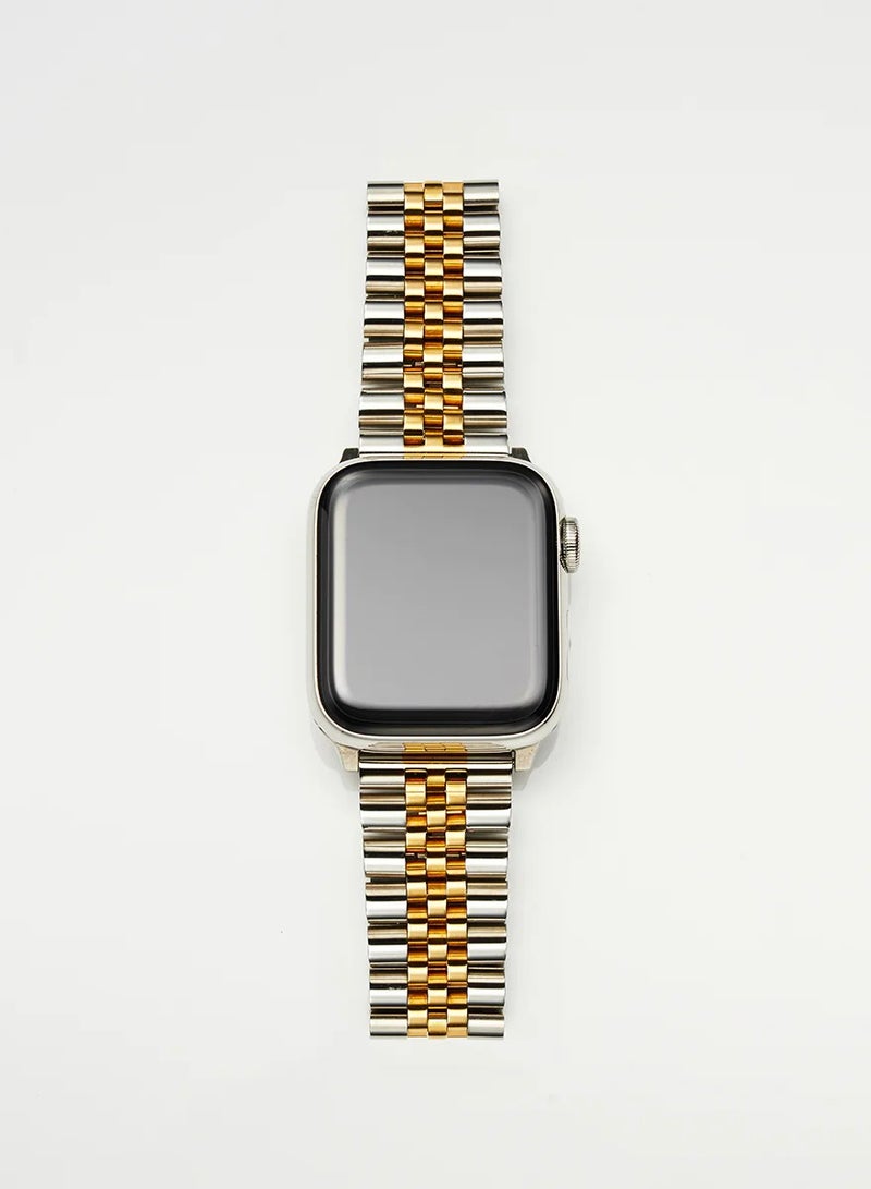 Stainless Steel Apple Watch Band Strap  42 44 45 49MM Sliver in Gold - Image 2