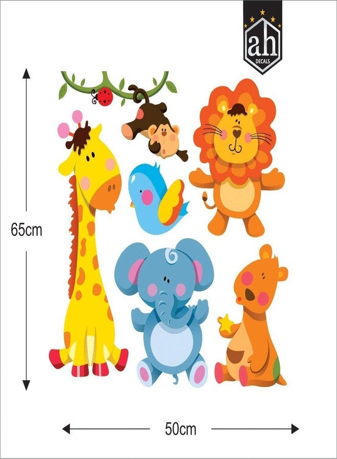 AH Decals Animated Wall Sticker for Kids Room Play School Stickers PVC Vinyl (65 X 50 cm) with Magic Tree Wall Décor Sticker-Self-Adhesive - Image 5
