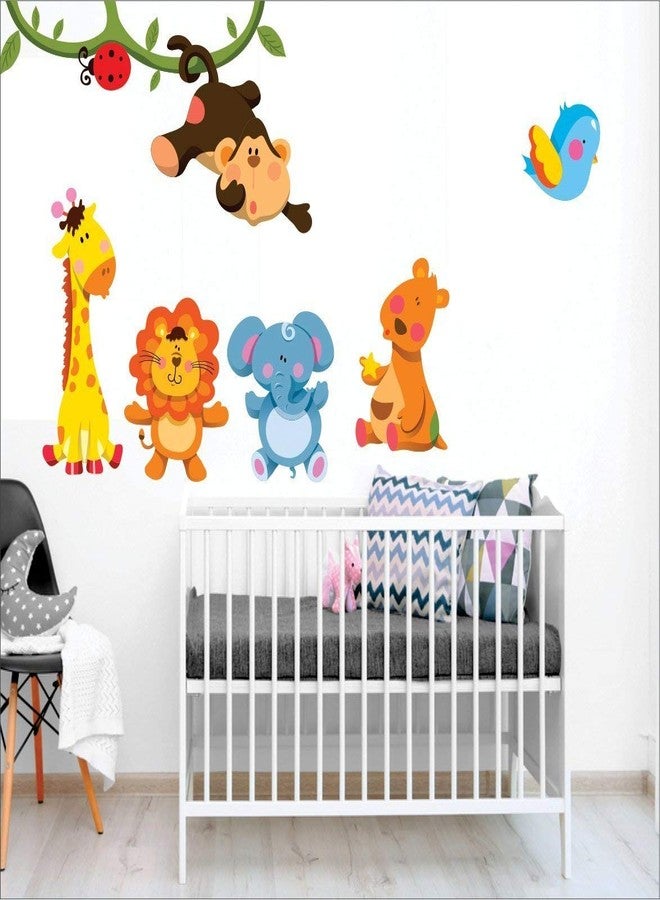 AH Decals Animated Wall Sticker for Kids Room Play School Stickers PVC Vinyl (65 X 50 cm) with Magic Tree Wall Décor Sticker-Self-Adhesive - Image 3
