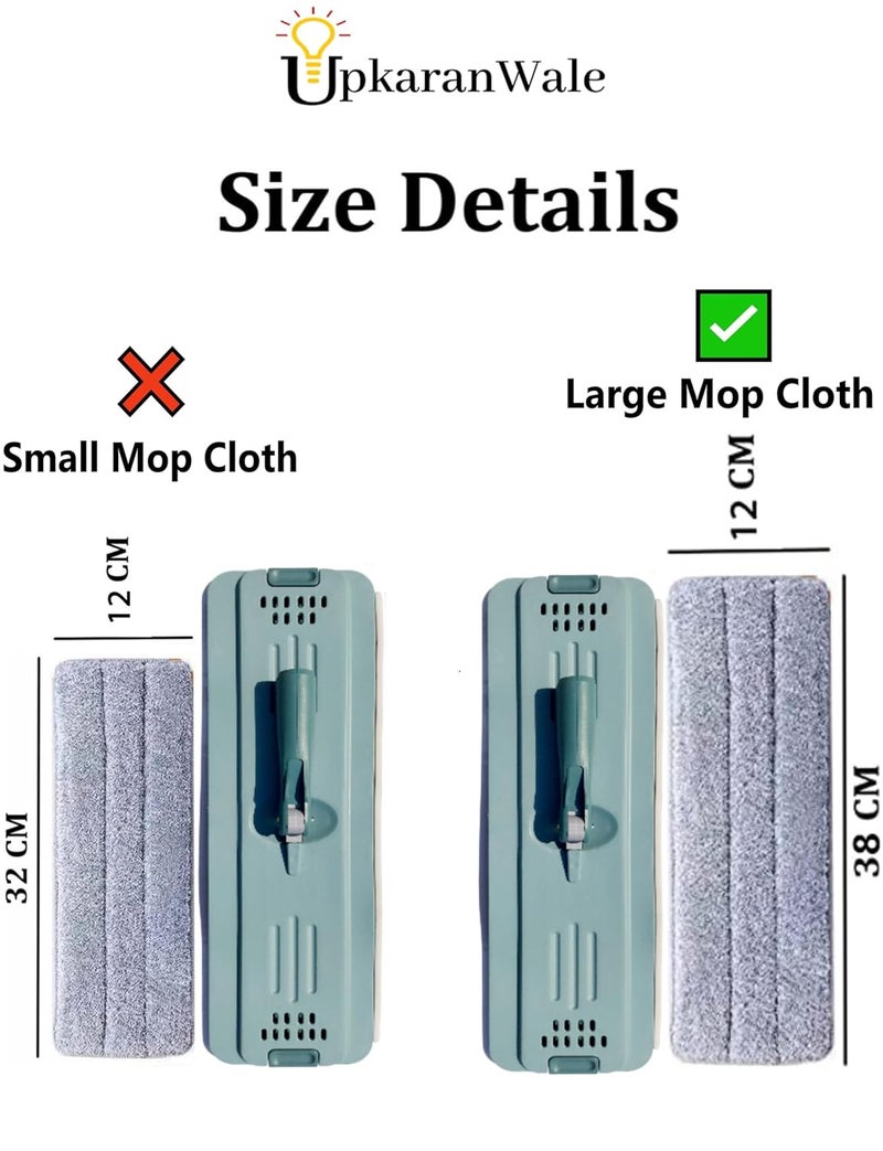 UPKARANWALE Microfiber Cloth for Kitchen Kitchen Cleaning Cloth Kitchen Cloth dusting Cloth mop Refills for Floor Cleaning Micro Fiber Cloth for Cleaning Set of 4 Pcs 38 CM X 12 CM - Image 2