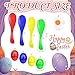 Civaner 24 Pieces Egg and Spoon Race Game Set with Yolk Egg Balance Game Relay Race Game for Easter Eggs Hunt Game Outdoor Lawn Games Field Sport Party Favors Toy 4 Assorted Colors - Image 4