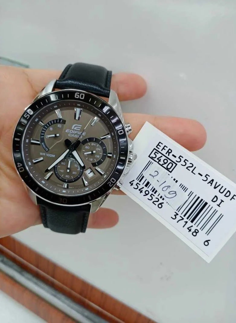 كاسيو ايديفيس ساعة يد ستاندرد كرونوغراف للرجال EFR-552L-5AVUDF - Image 2