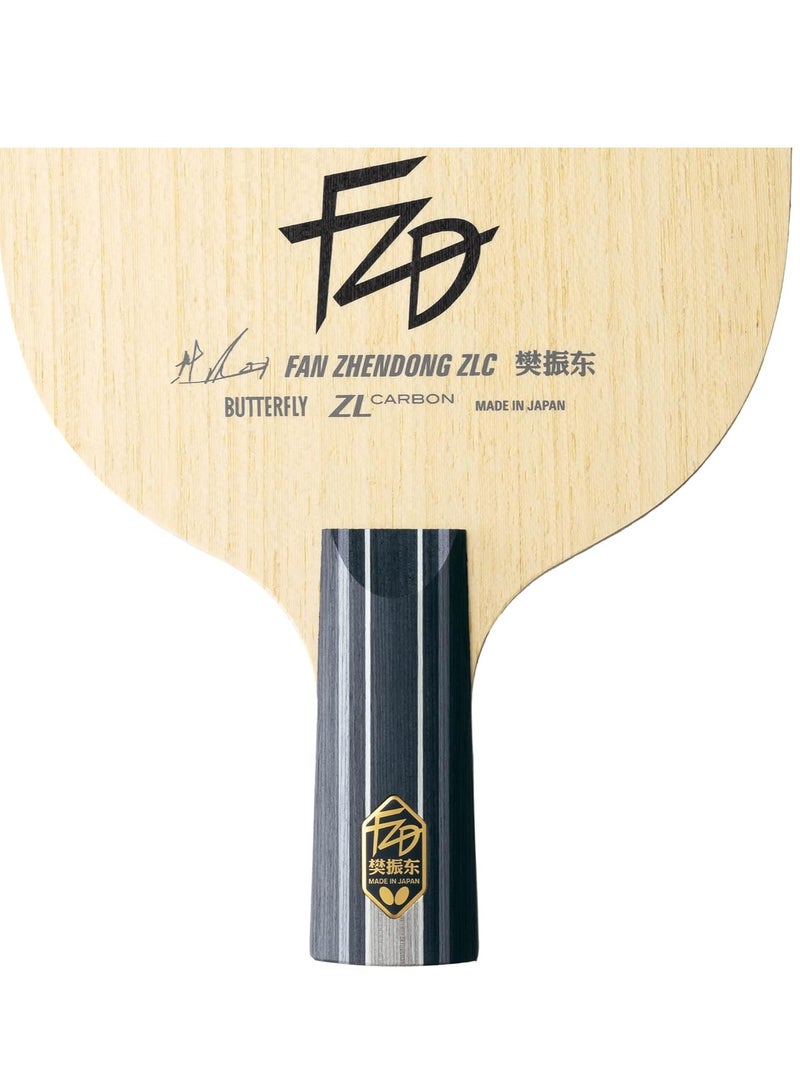 باترفلاي مضرب تنس طاولة احترافي Butterfly Fan Zhendong ZLC بمقبض صيني (Penhold) - صنع في اليابان - Image 1