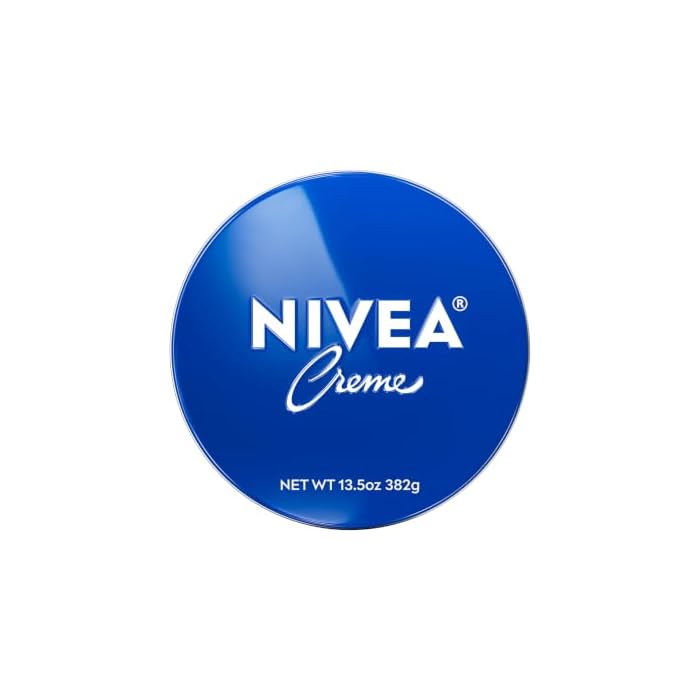 NIVEA Creme Body, Face and Hand Moisturizing Cream for All Skin Types, Rich Body Moisturizer with Provitamin B5, 13.5 Oz Tin
