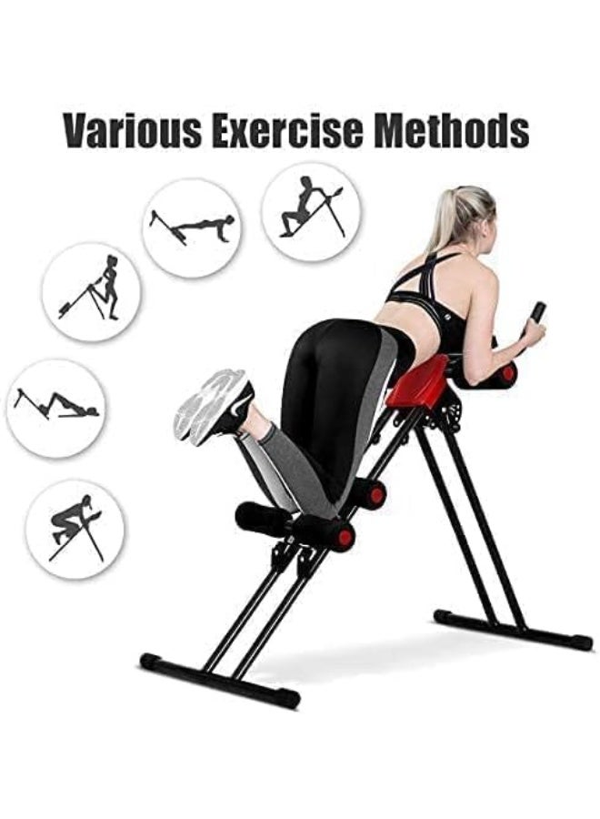 سبورت كيو جهاز تمرين البطن SportQ®️ – جهاز شد البطن والخصر مع 4 مستويات مقاومة وشاشة LCD – قابل للطي وتوفير المساحة – مناسب لتمارين كامل الجسم وتقوية الكور – يتحمل حتى 110 كجم - Image 3