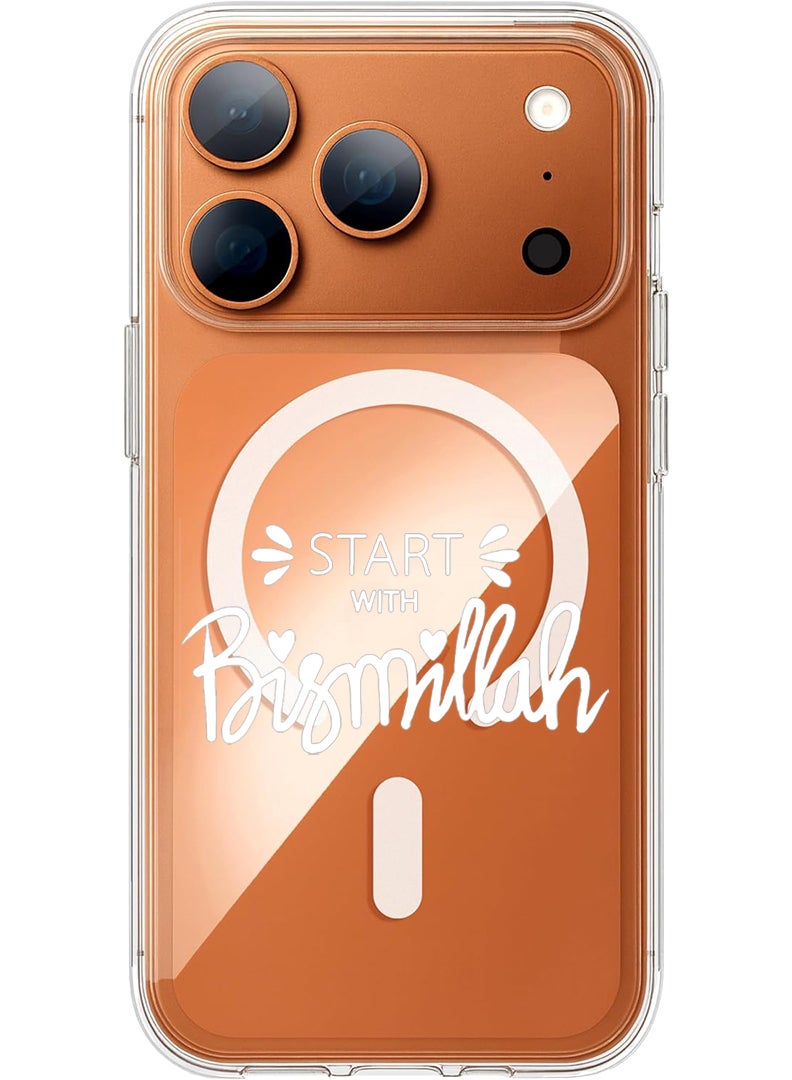 Theodor Magnetic Case for Apple iPhone 17 Pro Max Compatible with MagSafe Wireless Charging, Shockproof Phone Bumper Cover - stop talking - Image 1