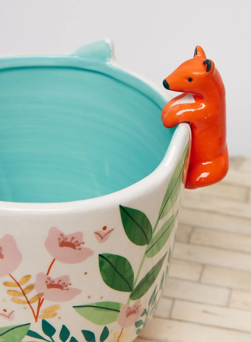 House Of Disaster Secret Garden Fox Planter