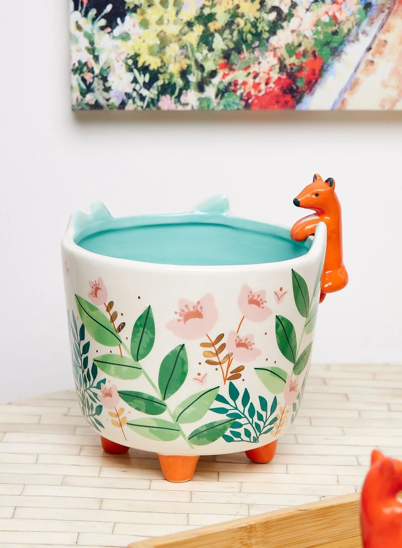House Of Disaster Secret Garden Fox Planter