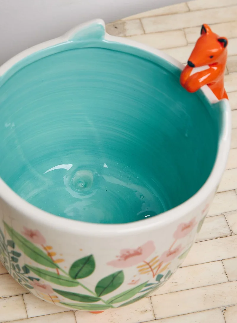 House Of Disaster Secret Garden Fox Planter
