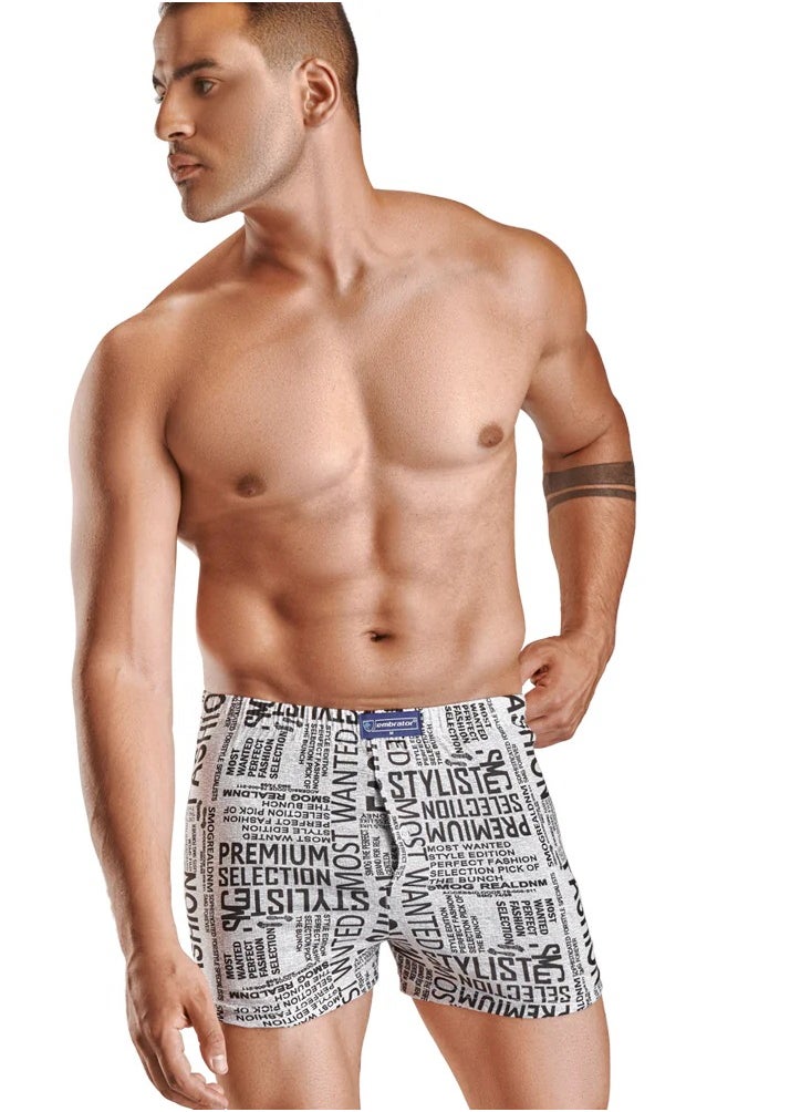 embrator Pack of 3 Printed Cotton 100% Boxer for Men  - Image 3