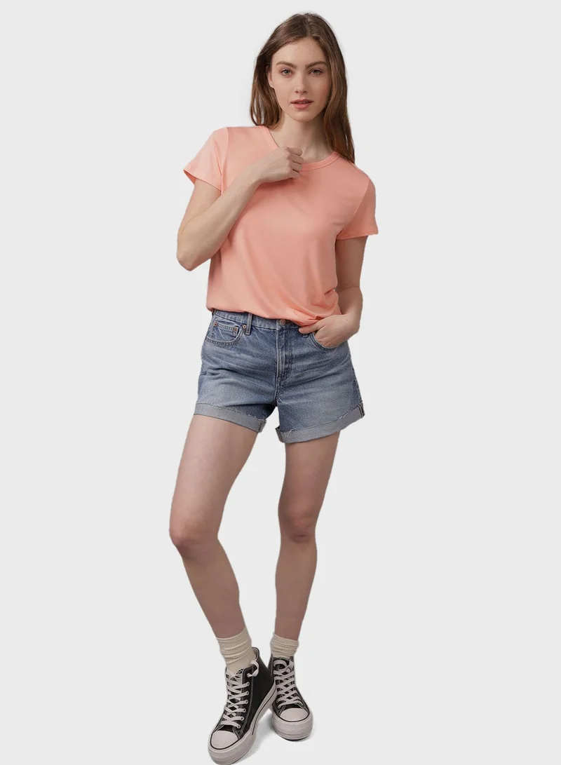 American Eagle Crew Neck Half Sleeve T-Shirt