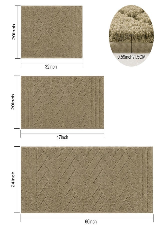 Tindbea Dog Mat for Muddy Paws,Absorbs Moisture Dirt Non-Slip Washable Mud Mat for Dogs,Soft Rubber Backing Front Inside Pet Rug for Entryway, Mud Dog Paws, Patio(24"x59",Light Taupe) - Image 5