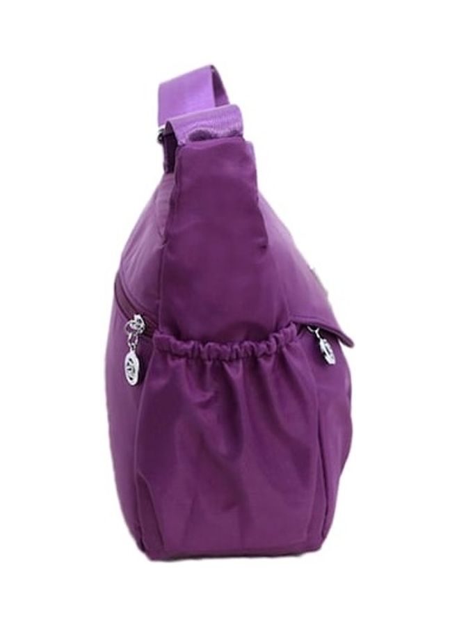 Diaper Bag Simple Solid Crossbody Bag - Image 4