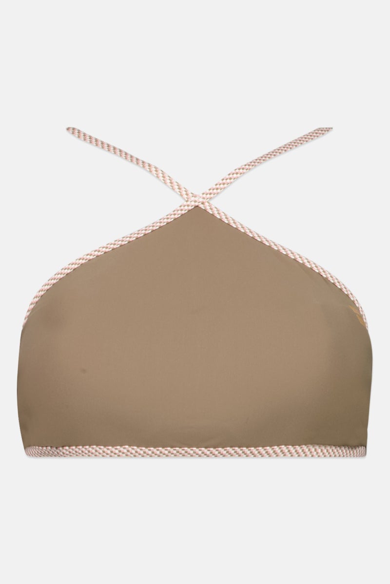 arena بلوزة بيكيني نسائية مبطنة قليلاً، زيتوني - Image 1