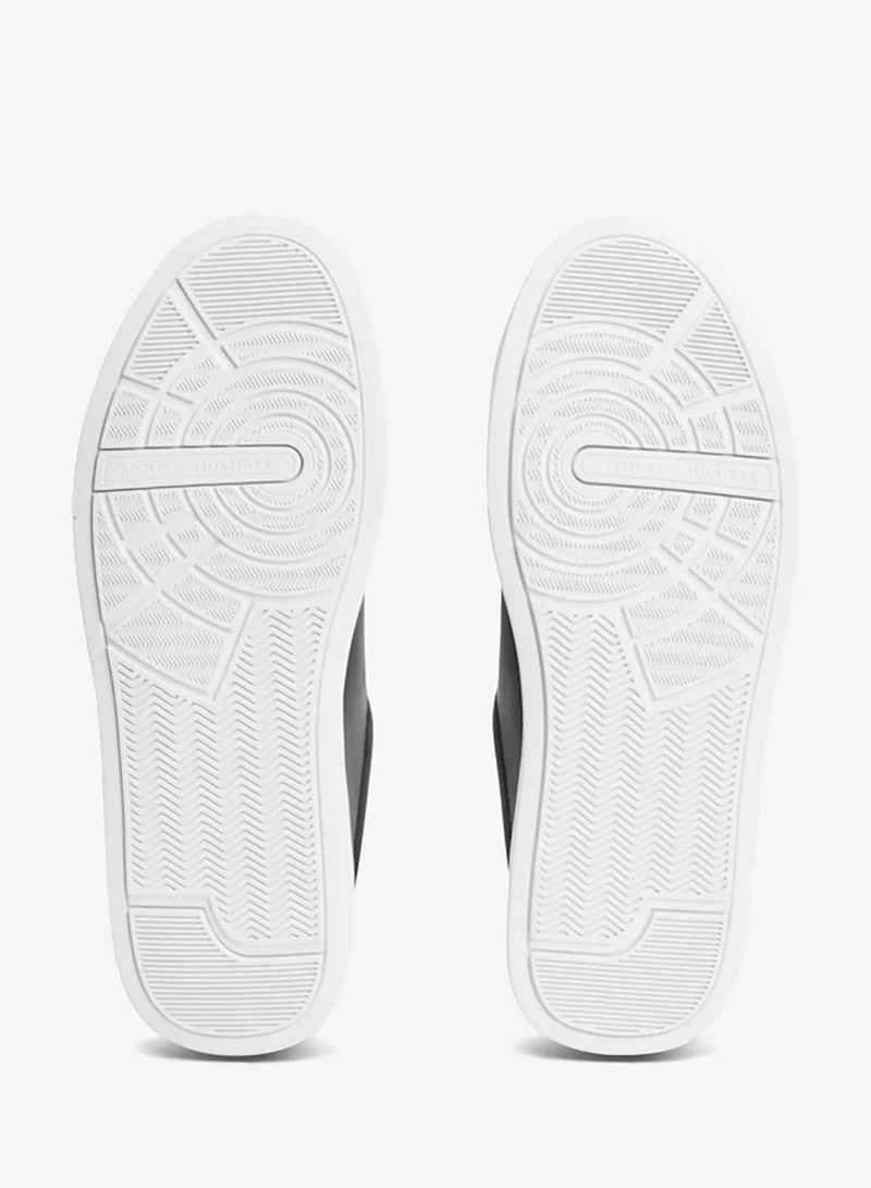 Tommy Hilfiger Blue Logo Court Trainers With Leather for Men | Best Price UAE