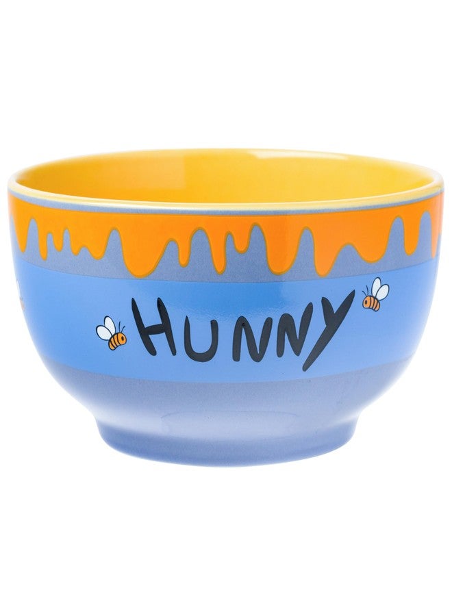 Silver Buffalo Disney Winnie the Pooh Hunny Pot Ceramic Bowl with Color Changing Spoon, 28 Ounces - Image 4