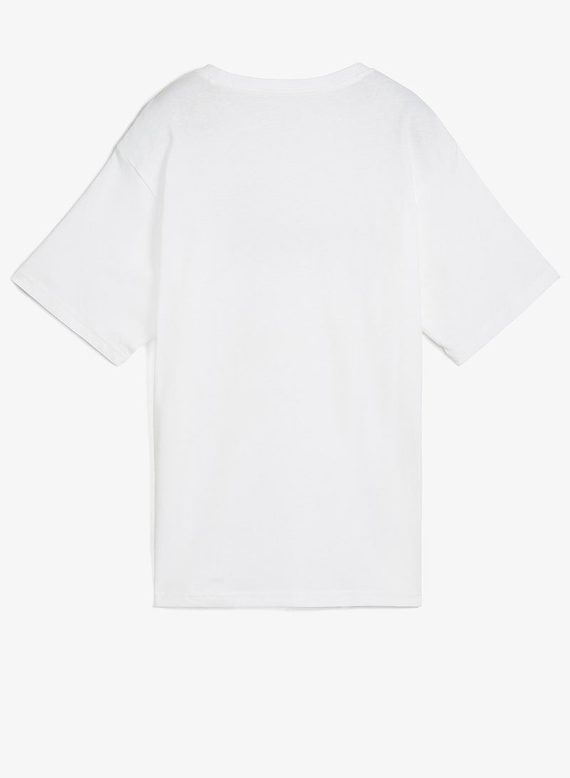 بوما تيشيرت أساسي بشعار رقم  بقصة مريحة - Image 2