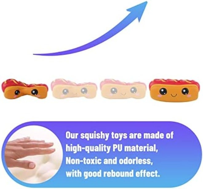 Anboor Kawaii Squishies - Slow Rising Scented Food Foam Toys for Kids & Adults - Image 5