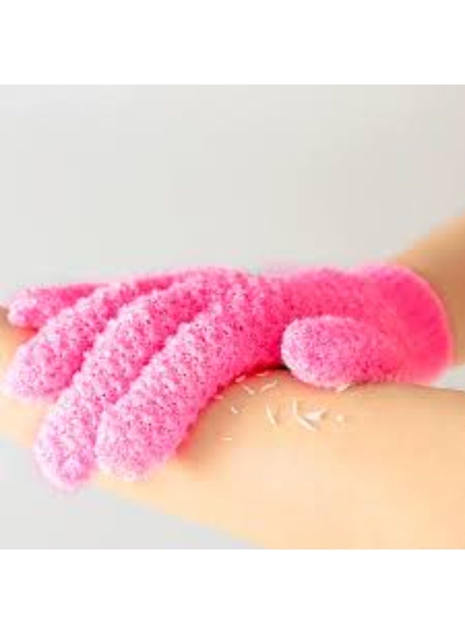 Soap & Glory Exfoliating Two Scrub Gloves Made In Taiwan Pink - Image 2