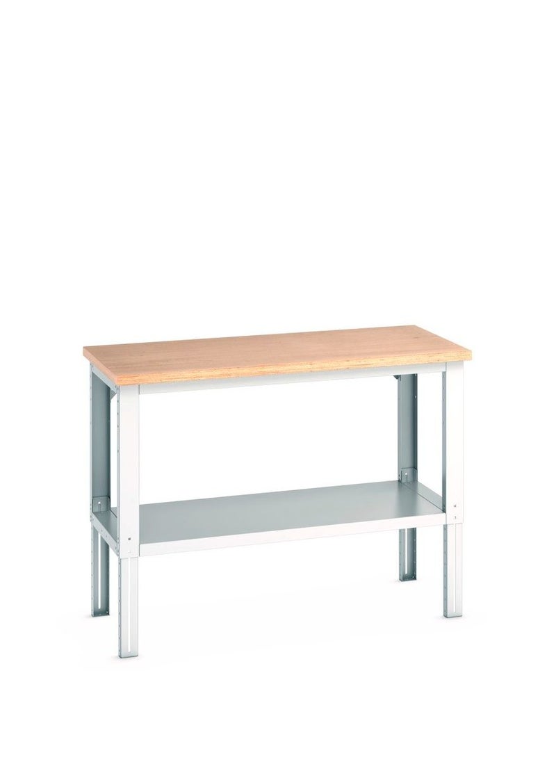 Bott cubio framework bench desk adjustable height (mpx top) with full depth shelf WxDxH: 1500x750x740-1140mm - pzsku/Z25FD4318BC1BA041975BZ/45/_/1647324340/03141a45-618d-48ae-806c-6fff718cfb8e