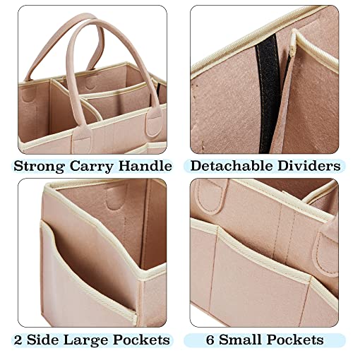 HUHYNN Pet Grooming Tote Bag, Dog Grooming Supplies Organizer Bag, Dog Grooming Bag for Travel Outdoor(BAG ONLY) (Khaki) - Image 4