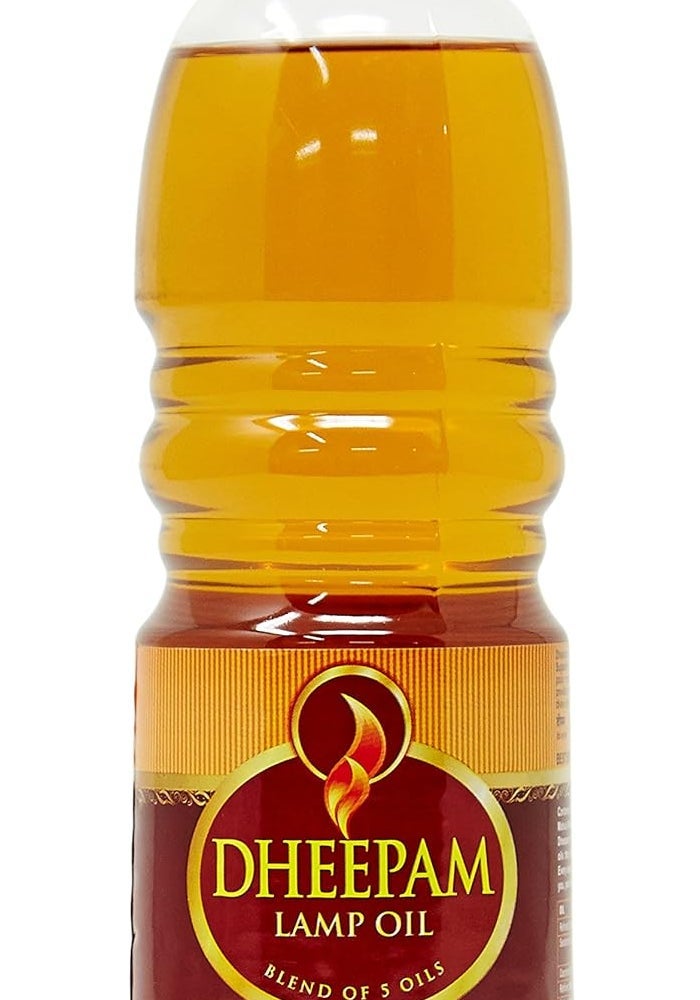Dheepam Lamp Oil - 500ml - Ideal for Daily Pujas, Festivals, and Spiritual Ceremonies - Image 1