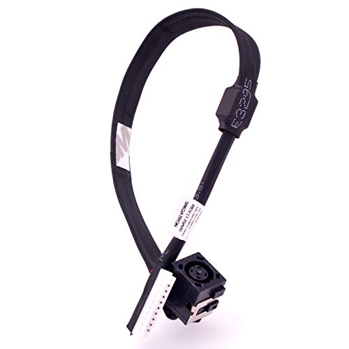 Deal4GO DC Power Jack Harness Cable Charging Port Replacement for Dell Alienware 17 R2 R3 P43F T8DK8 DC30100TO00 - Image 1