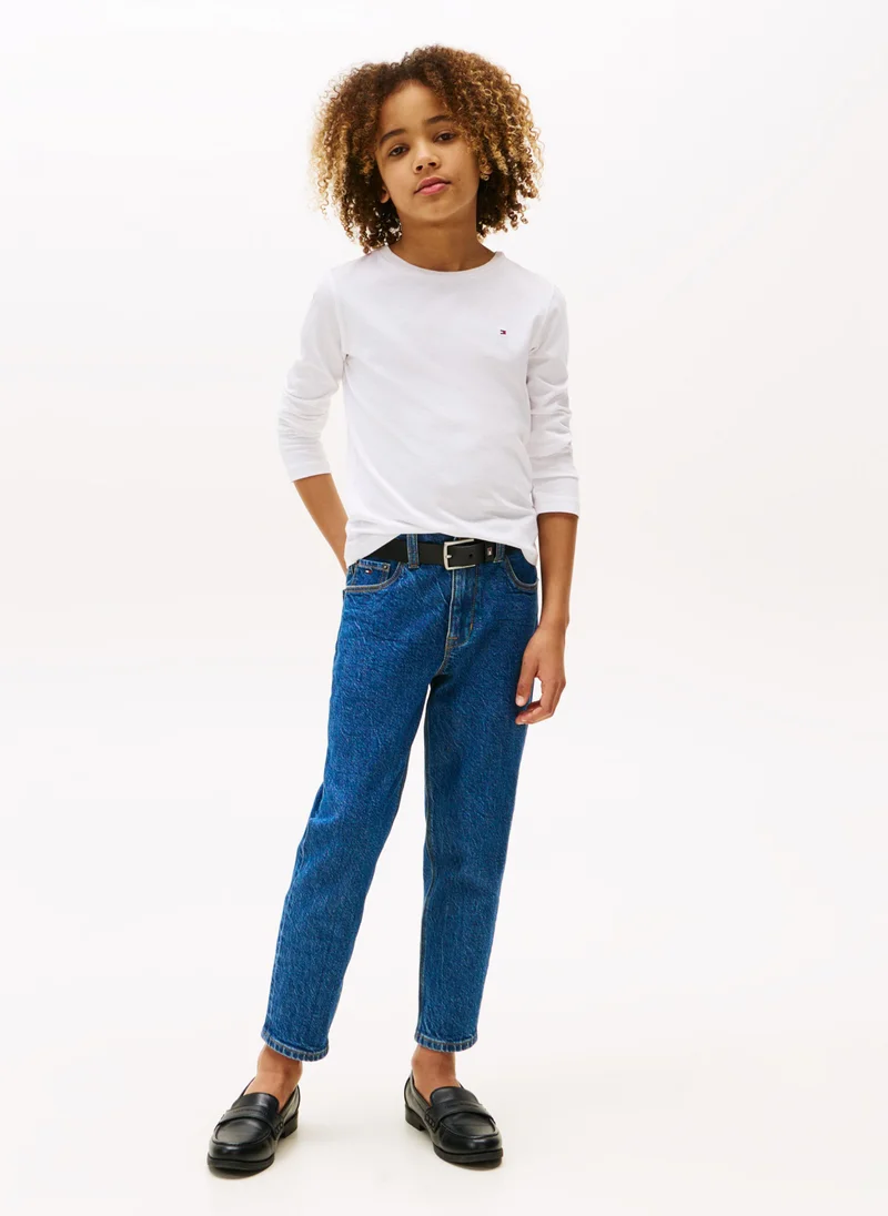 TOMMY HILFIGER Kids Crew Neck Short Sleeve T-shirt