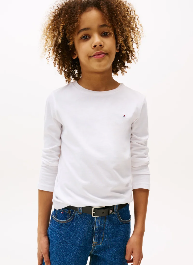 TOMMY HILFIGER Kids Crew Neck Short Sleeve T-shirt
