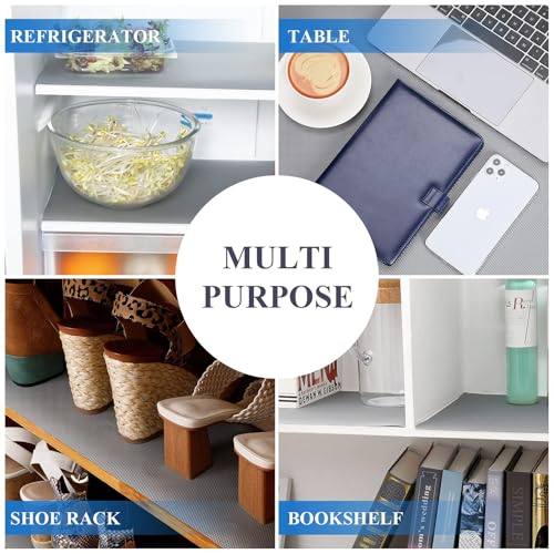 Porslin Shelf Liners for Kitchen Shelves - 45cm x 5m, Cupboard Sheets, Drawer Mats, Fridge Liners Roll, Anti-Slip, Waterproof, Washable, BPA-Free, Durable, Reusable, Easy to Cut, Food Safe - Image 2