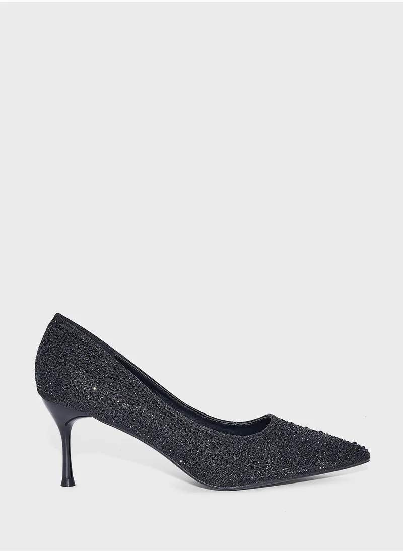 ELLA Diamante Pointy Pump