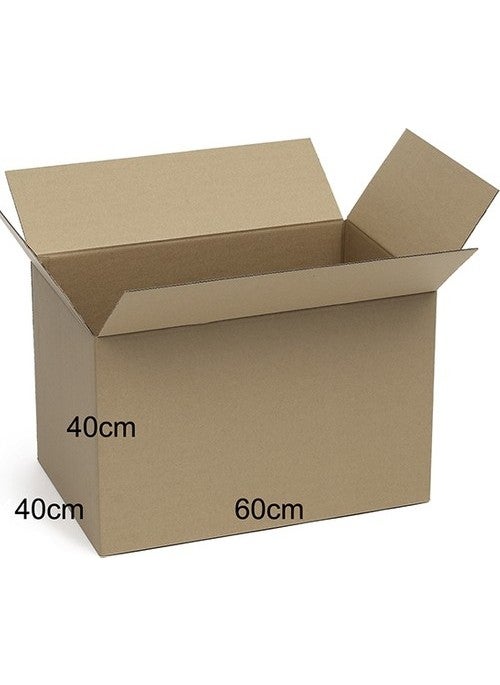 Minimax Market - 60X40X40 cm 5 Pieces Double Corrugated Transport, Moving Box, Cardboard Box, Empty Box - Image 1