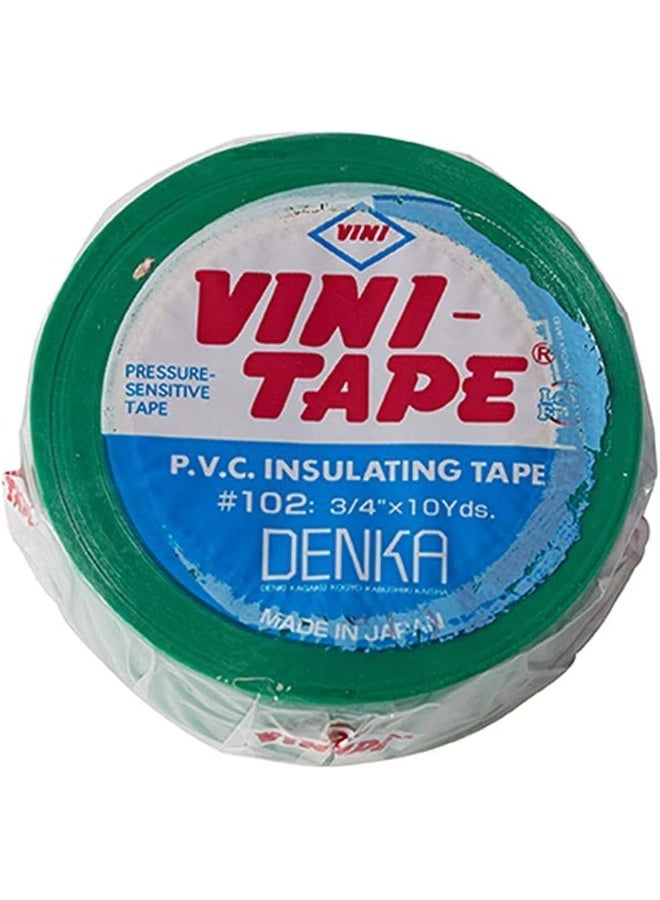 Vini Electrical Insulation Tape 10 Pieces Green - Image 1