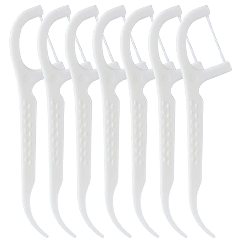 EasyHonor Organic Dental Floss Picks - Natural Biodegradable Floss Sticks with Strong Bamboo Charcoal Thread & Vegan Corn Starch Handle.(100PCS) - Image 4
