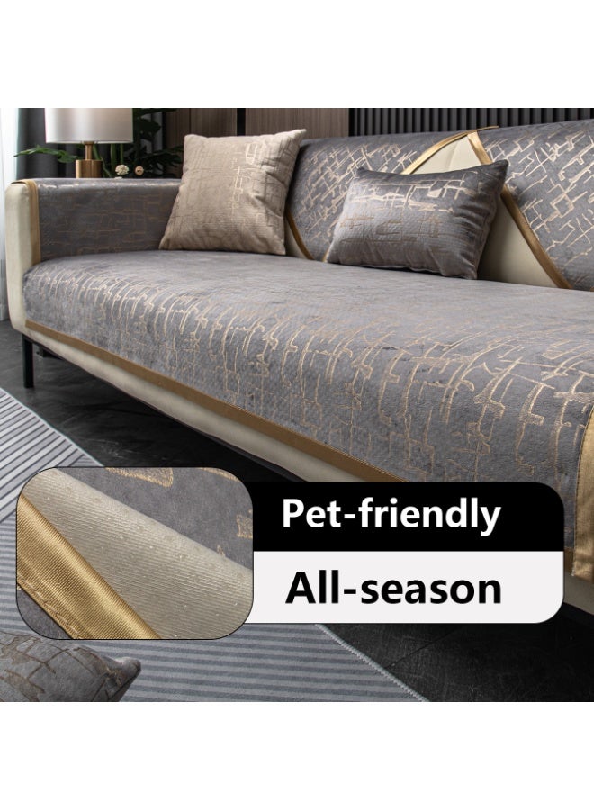 Nordic Style Sofa Cushion/Cover, All-Season Pet-Friendly Non-Slip for Living Room, 1 Count - Image 1